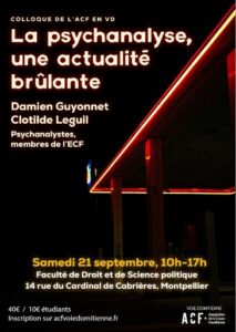 Colloque psychanalyse
